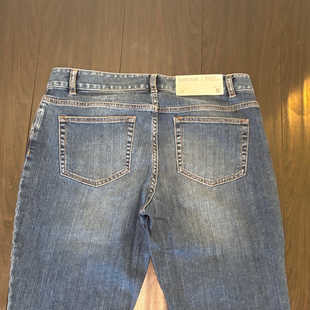 NEW J.Jill Boot Cut Women's Jeans Size 8 Petite - Picture 5 of 7